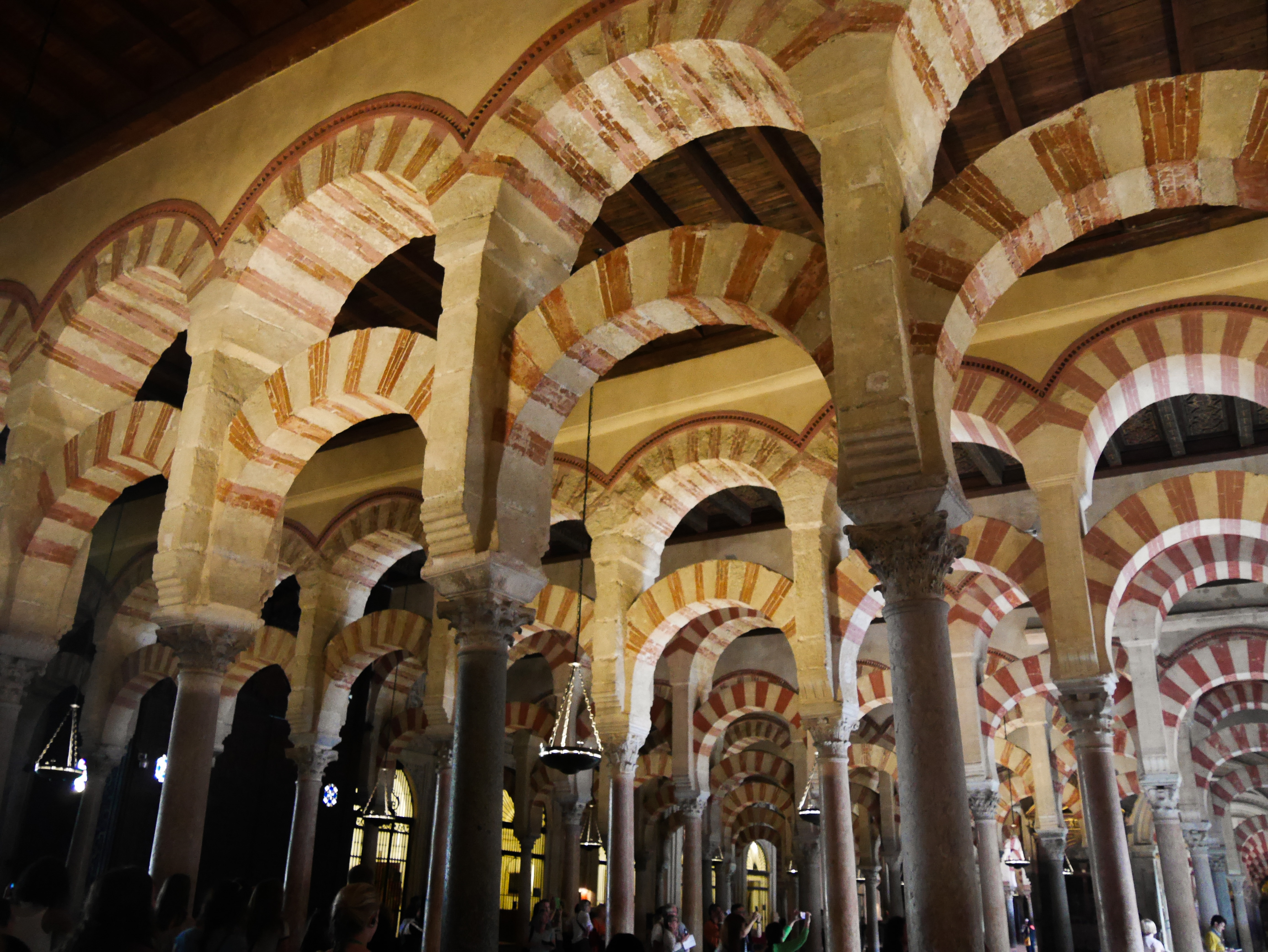 Horseshoe arches of La Mezquita – Melissa Brandle